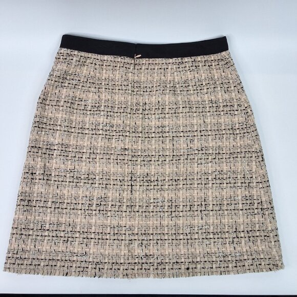 Ann Taylor Black and Tan Mini Skirt - Picture 2 of 7
